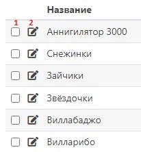 Список групп